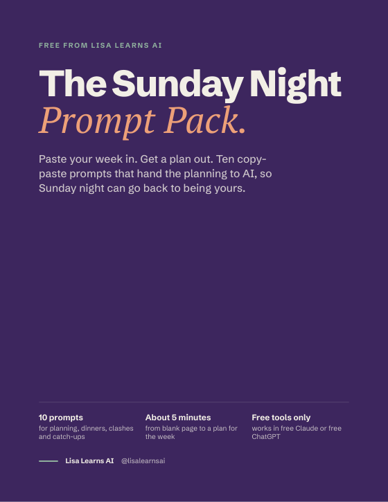 Cover of The Sunday Night Prompt Pack